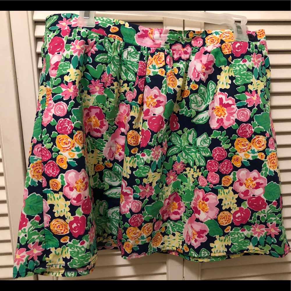 Lilly Pulitzer Mimosa Garden Getaway skirt Sz L